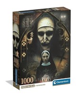 Clementoni 1000-Teile-Puzzle Mit Poster HORROR-MOVIES-LA-MONJA 70X50CM