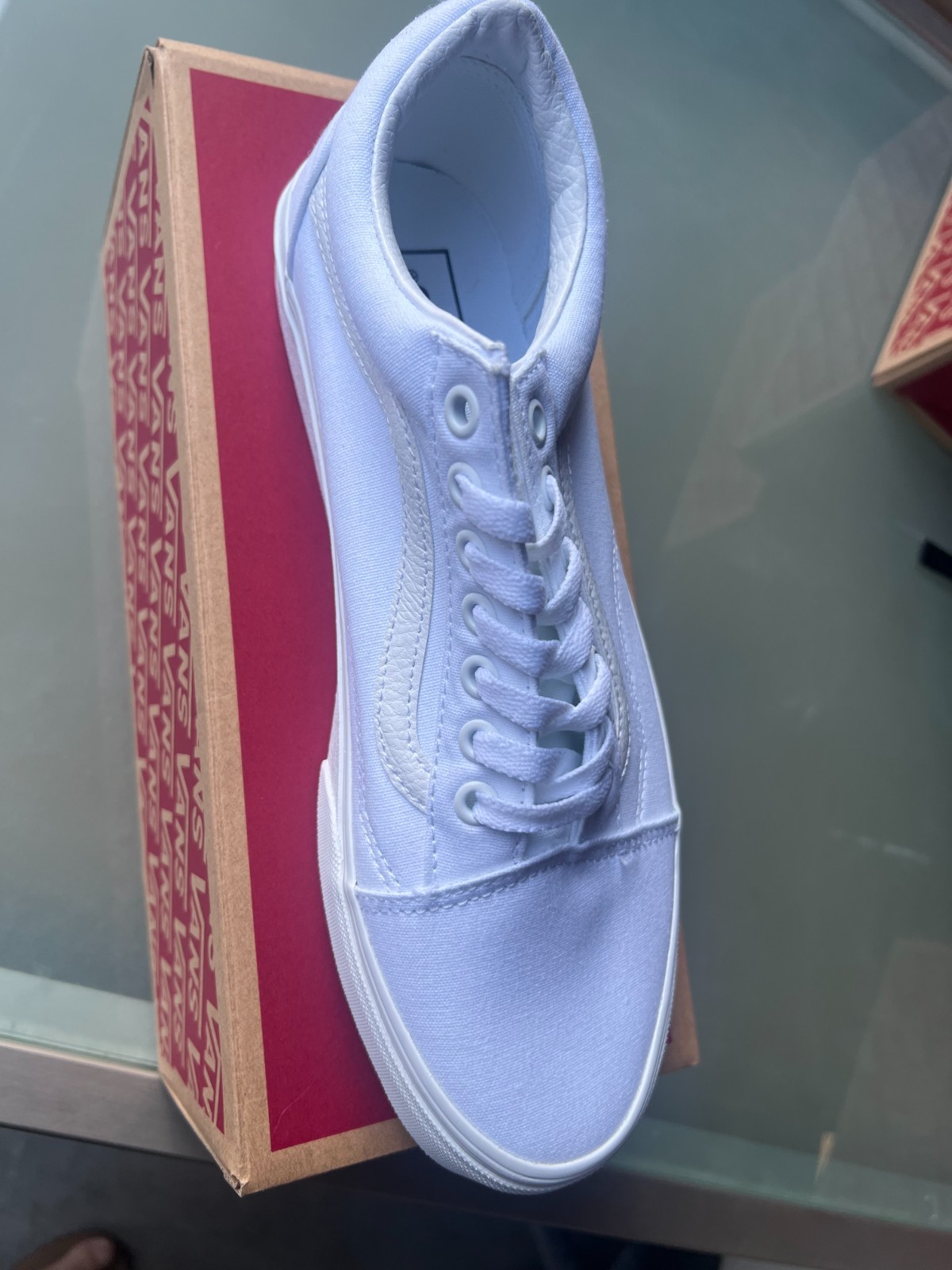 Size 11.5 VANS Old Skool True White thumbnail 2