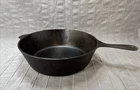 Lodge? Cast Iron Skillet #8 3 Notch Deep Chicken Fryer Vintage