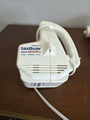 Presto Salad Shooter 02980 Electric Slicer Shredder Tested Works