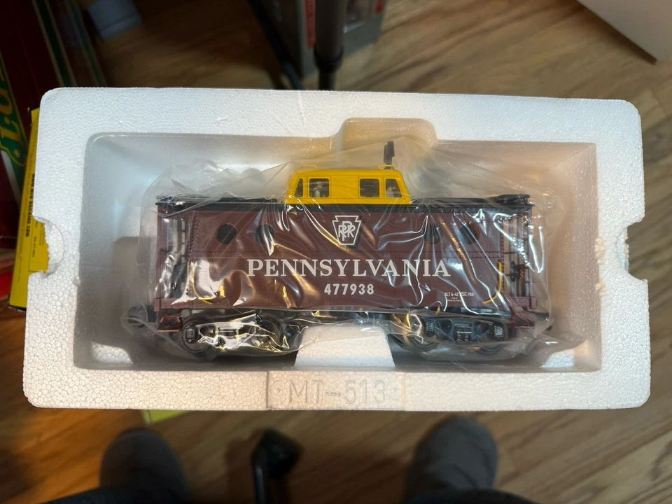MTH 30-4136C Pennsylvania PRR 477938 N5c Caboose O / 027 Gauge NIB - Image 2 of 4