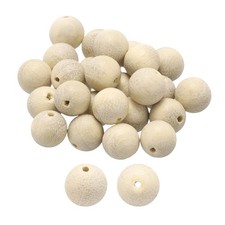 200pcs 8mm Aromatic Wood Round Polished Wooden Loose Beads for Craft