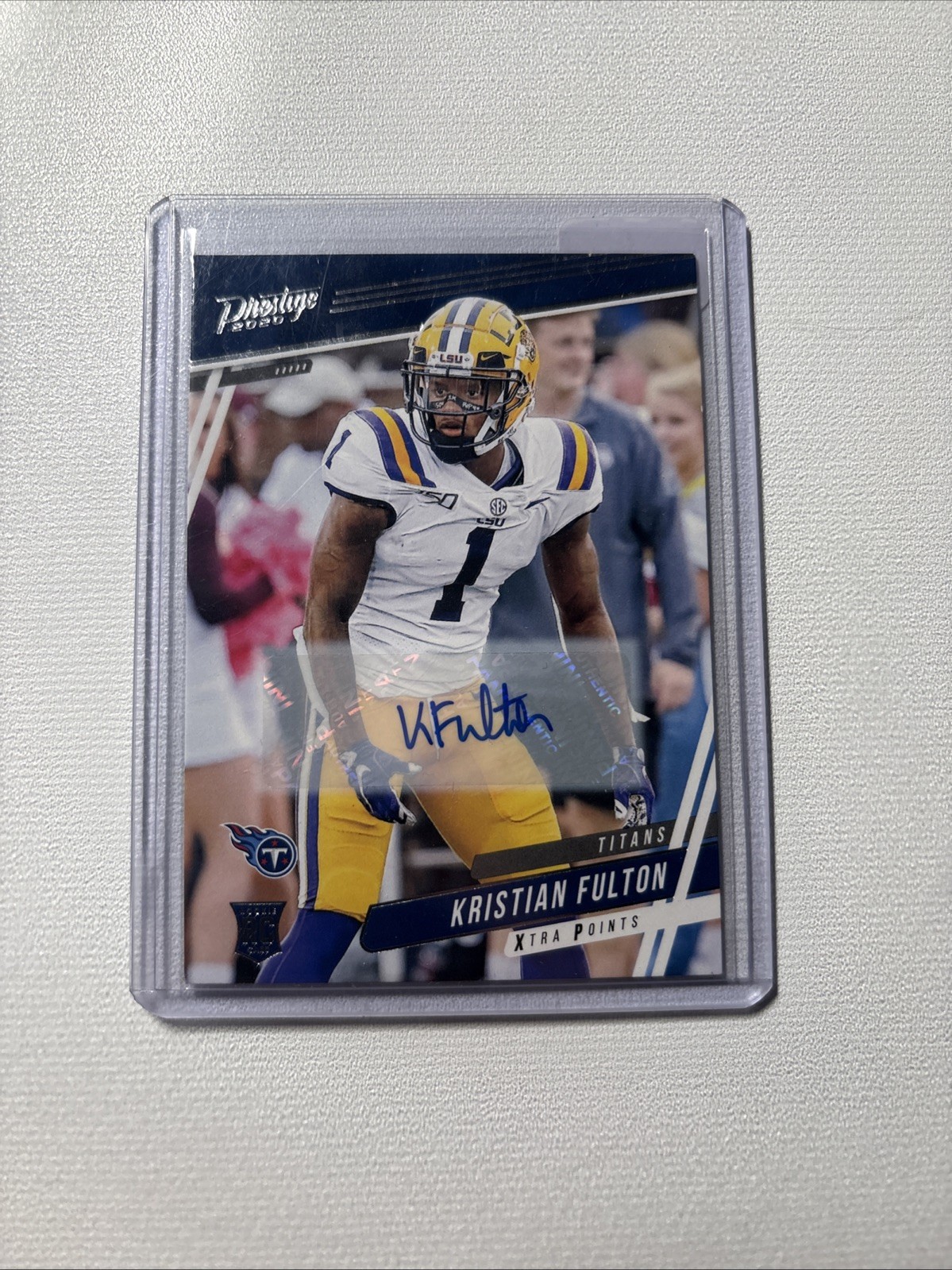 Kristian Fulton Panini Prestige #275 Signature Xtra Points