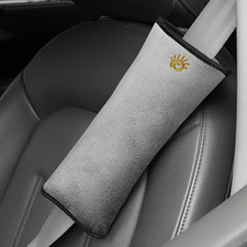Kids Car Seat Shoulder Protector Neck Pillow - Soft Velvet Cushion, Lightweig