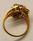 Vintage EDCO Faux Diamond (CZ) Waterfall Ring Size 7 — photo 4