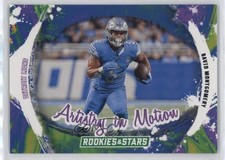 2024 Panini Rookies & Stars Artistry in Motion David Montgomery #AIM-DMY 1eh5