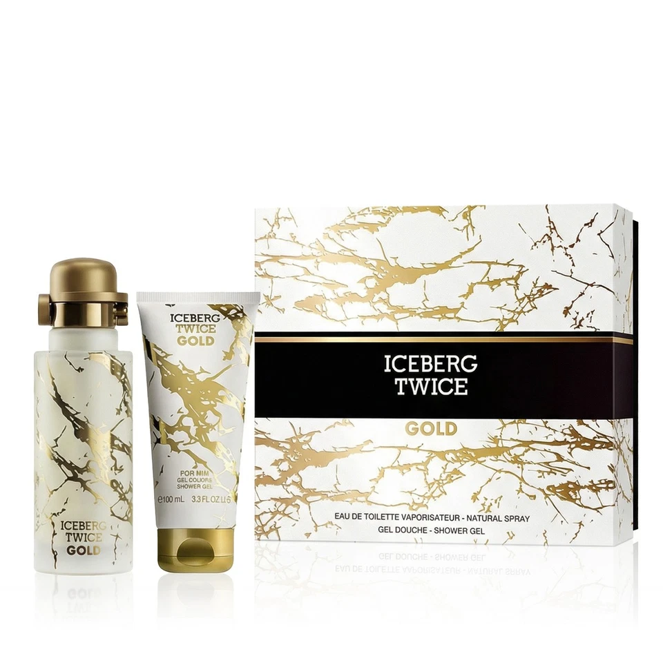 Iceberg Twice Gold EDT 125 ml + SG 100 ml (man) - Bild 1 von 1