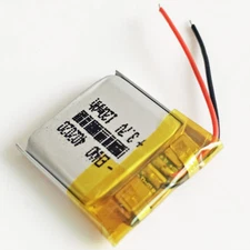 3.7V 120mAh rechargeable lipo Battery For MP3 GPS bluetooth smart watch 402020