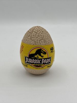 Vintage 1992 JURASSIC PARK Dinosaur Toy Egg Candy Figure Still Factory Sealed 