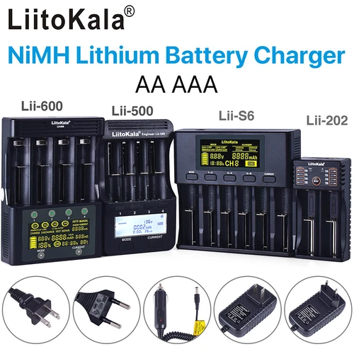Liitokala Smart Battery Charger LCD Tester for AA AAA NiMH Nicd Lii-600 Battery