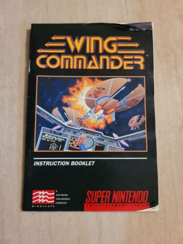 Wing Commander SNES Super Nintendo mit Box und Anleitung funktioniert - Bild 5 von 11