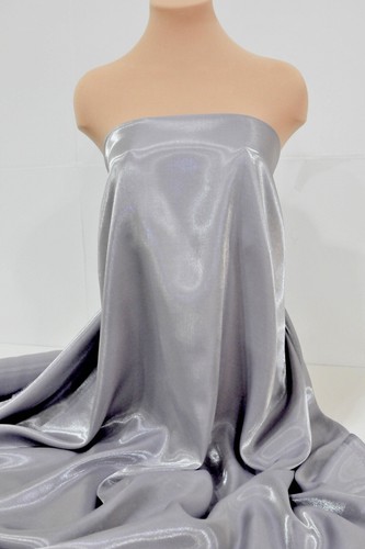 LIQUID SHIMMER SATIN FABRIC ROYAL 1 YD BRIDAL, DRAPERY, FORMAL, COSTUME - Picture 6 of 35