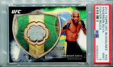 Anderson Silva PSA 9 MINT Topps UFC Bloodline Fighter Relic • Only Graded Copy!