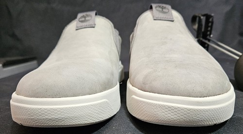 Timberland 8 scarpe uomo Seneca Bay slip-on grigio chiaro sneaker casual tempo libero - Foto 10 di 10