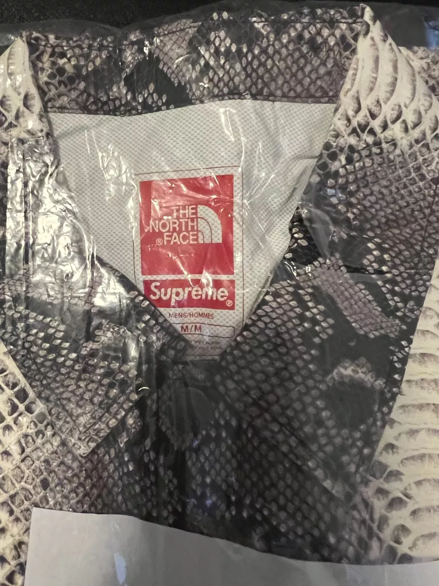 Supreme The North Face Snakeskin Taped Seam Coaches Jacket Size