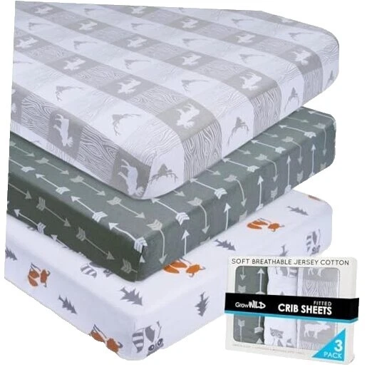 Baby Boys' Cotton Blend Nursery Sheets & Sets