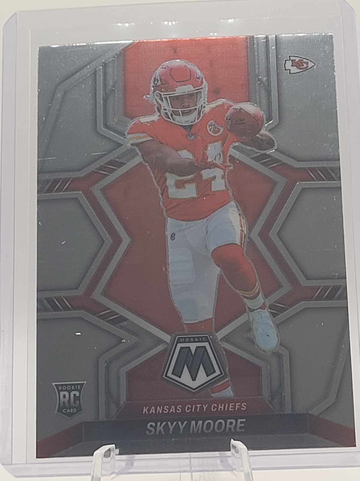 2022 Panini Mosaic Rookie Card RC #319 Skyy Moore Kansas City Chiefs