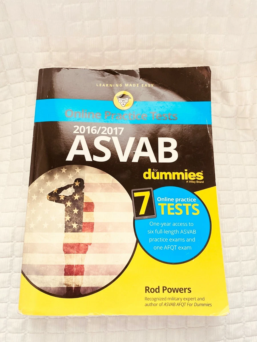 2023 2024 ASVAB For Dummies Practice Tests, Flashcards,