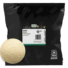 Organic Garlic Granules 16 Ounce Bulk Versatile Flavor for Savory Dishes