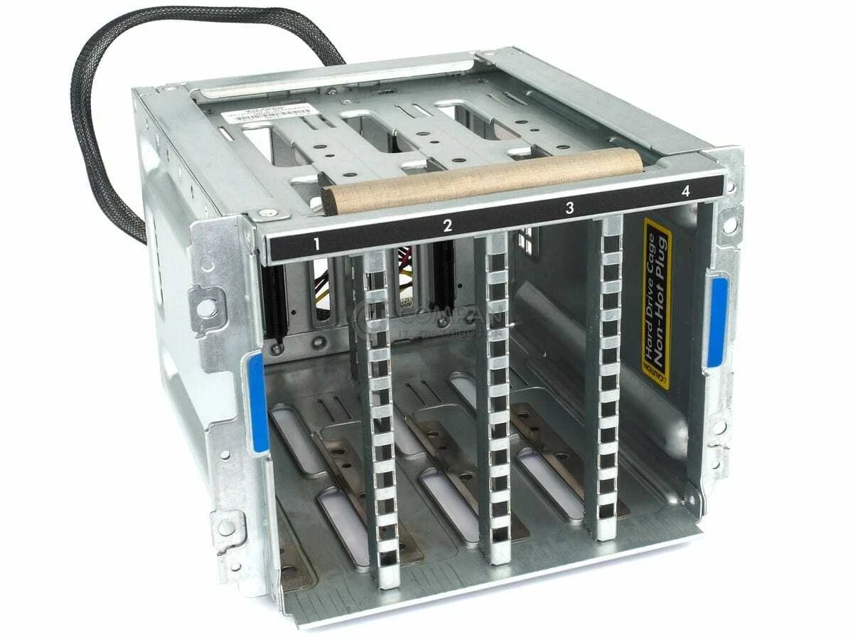 686745-002 4-BAY LFF 3.5 HDD CAGE FOR HP PROLIANT ML350E G8 V2 | eBay