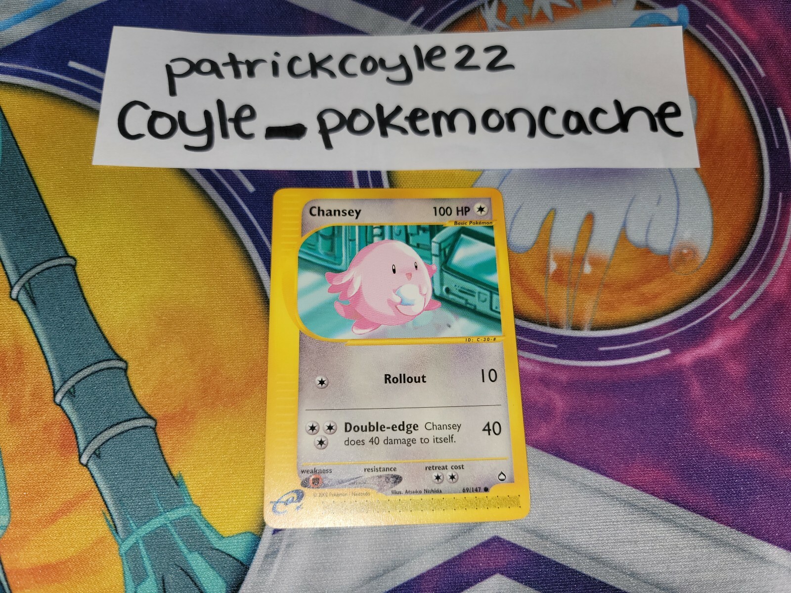Chansey Common Aquapolis 69/147 NM