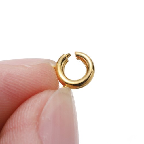 30Pcs Spring Ring Clasp Jump Ring jewelry Clasps Connector Necklace Bracelet DIY - Picture 4 of 13