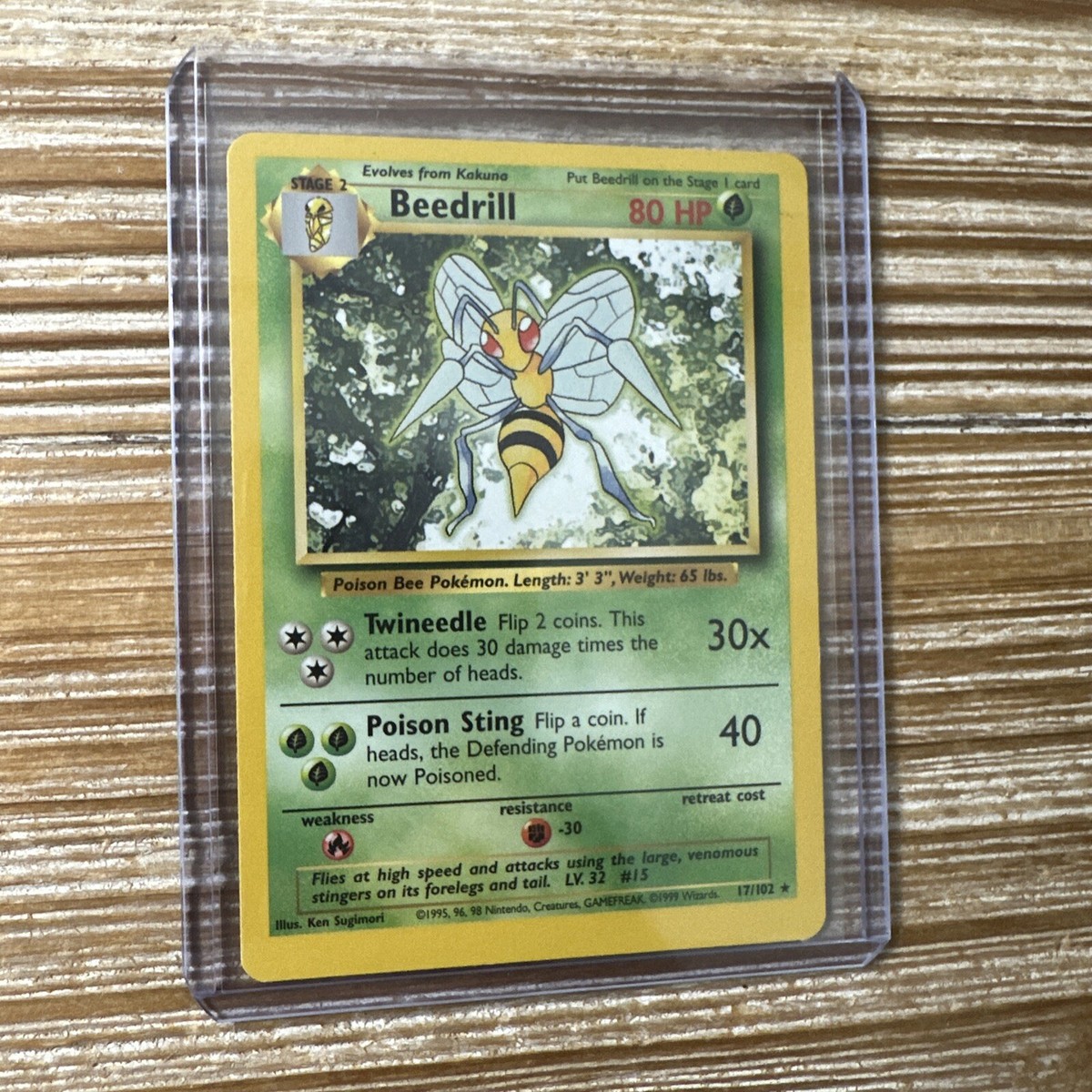 beedrill pokemon card value 17/102 Base SetRare #17/102 Beedrill Pokemon Card [Toy]: Amazon.de: Toys