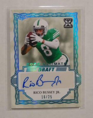 2020 Leaf Ultimate Draft Rico Bussey Jr. Auto RC #ed 16/25 | eBay