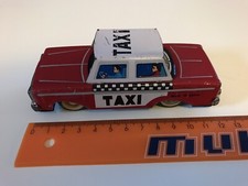  UNSEEN BEFORE Super Rare MF 966 Tin Friction Toy Taxi Made In China