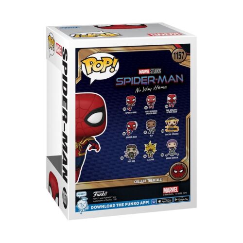 ¡FUNKO POP! Figura de vinilo MARVEL #1157 Tom Holland SPIDER-MAN Leaping No Way Home - Imagen 4 de 10