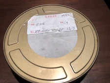 Vintage X FILES Eastman Kodak Metal Film Reel Canister 7 Inch empty FREE SHIP