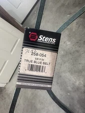 STENS 258-054 BELT 5/8 X 54 TRUE BLUE BELT  NOS