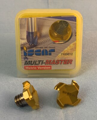  (2) ISCAR Multi-Master Carbide Groove Milling Heads MM GRIT D20P-3.58-0158*