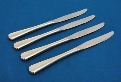 (4) ONEIDA USA - GALA IMPULSE - 9'' DINNER KNIVES - STAINLESS - NICE CONDITION