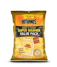 HotHands Body & Hand Super Warmers - Long Lasting Safe Natural Odorless Air