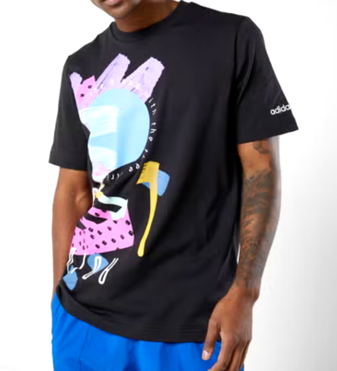 NEW MENS ADIDAS ORIGINALS RETRO TREFOIL TEE SHIRT ~ SIZE