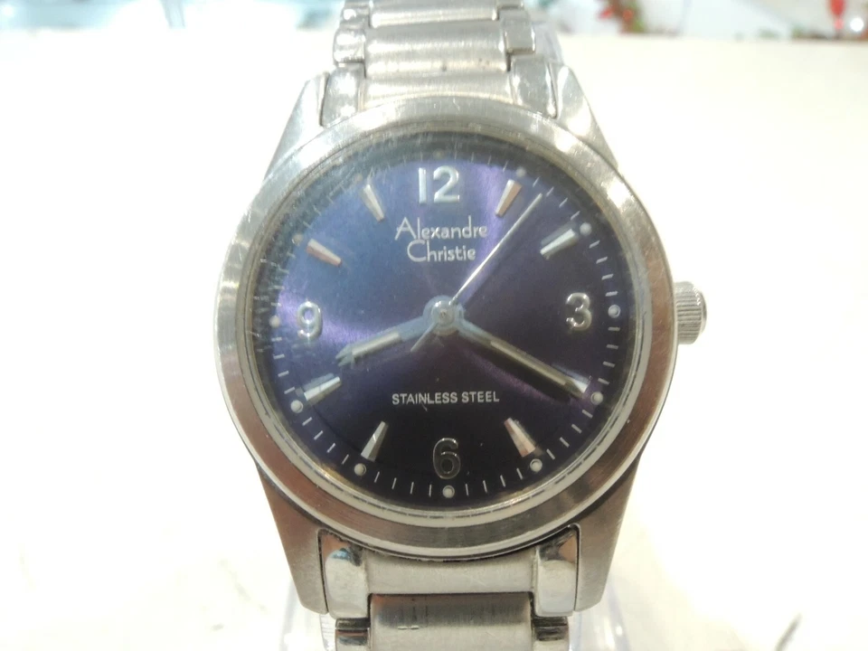 Alexandre Christie Stainless Steel Women Wrist watch Blue Face 8147LH - Image 2 of 4