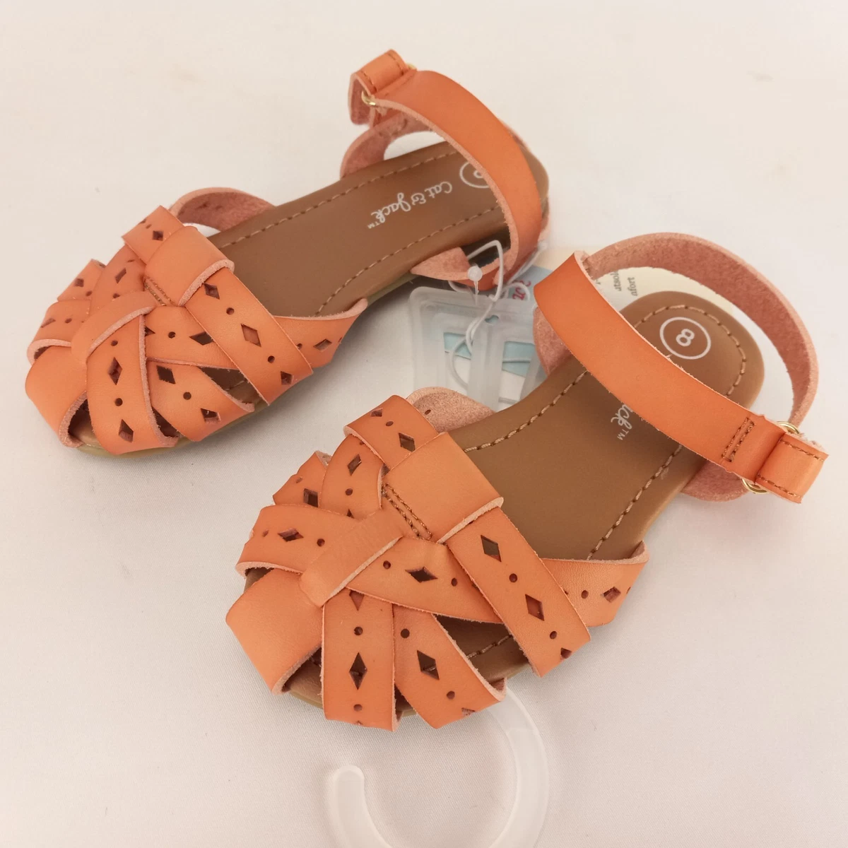 Light orange sandals sale