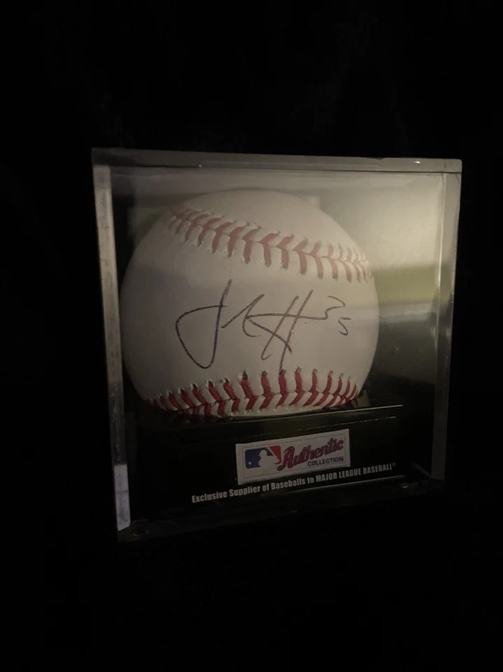 Josh Harrison Pittsburgh Pirates signed baseball / Case Included / Jay Hay - Image 2 of 4