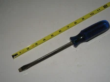 5/16" x 6" HD Square Shaft Slotted Screwdriver, 10.5" OAL, USA, KD # 40525