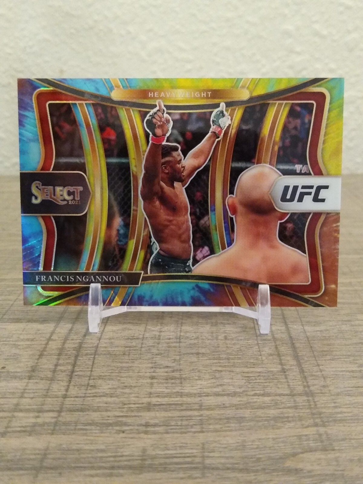 2021 Select UFC Tie-Dye Premier Level Francis Ngannou Numbered 05/25 #120