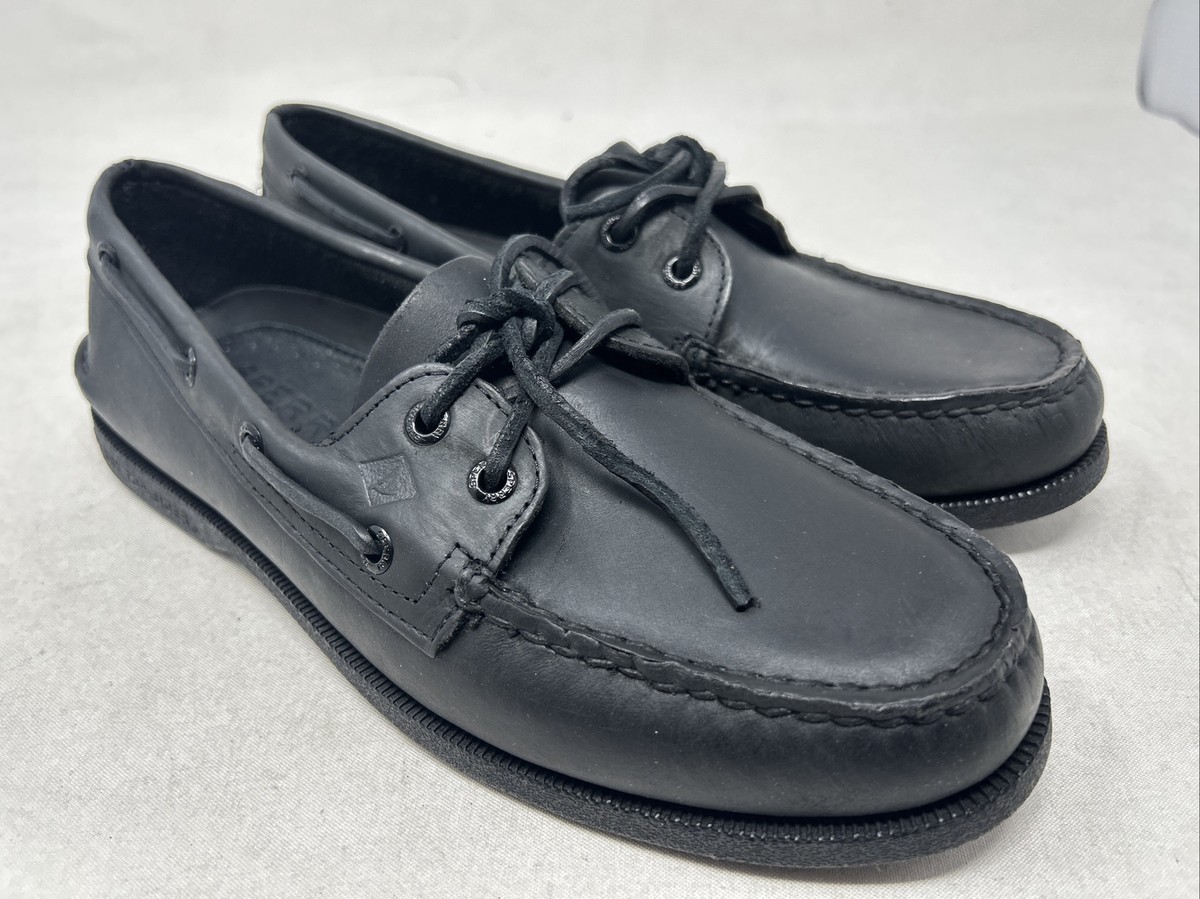 Chaussures Bateau Sperry Authentic Original - Taille 11.5 US (45 EU), Deux Tons Noir/gris, Neuves