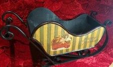 Victorian Style Metal Christmas Sleigh Very Decorative  Beautiful.