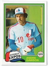 Andre Dawson 2011 Topps 60 Years Of Topps Reprint Insert #60YOT-30