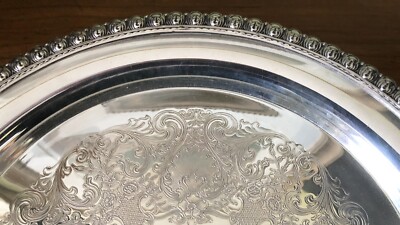 Wilcox International Silver Co Silver Plated Round 13” Serving