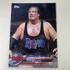 Rhyno WWE Wrestling Trading Card Topps Raw Smackdown Wrestler #77