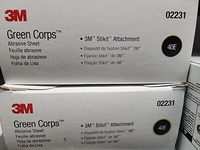 3M 02231 Green Corps Stikit Production File Sheet 40 Grade Grit 16.5 in ...