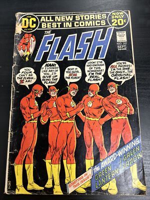 THE FLASH #217 GREEN LANTERN & GREEN ARROW APPEARANCES 1972 ( Com256 )DC comics
