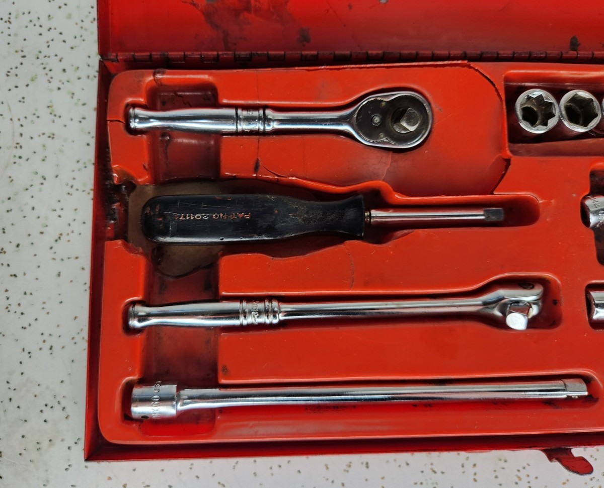 Vintage Snap-On Tools 1/4 Drive General Service Set Set KRA-252 | eBay
