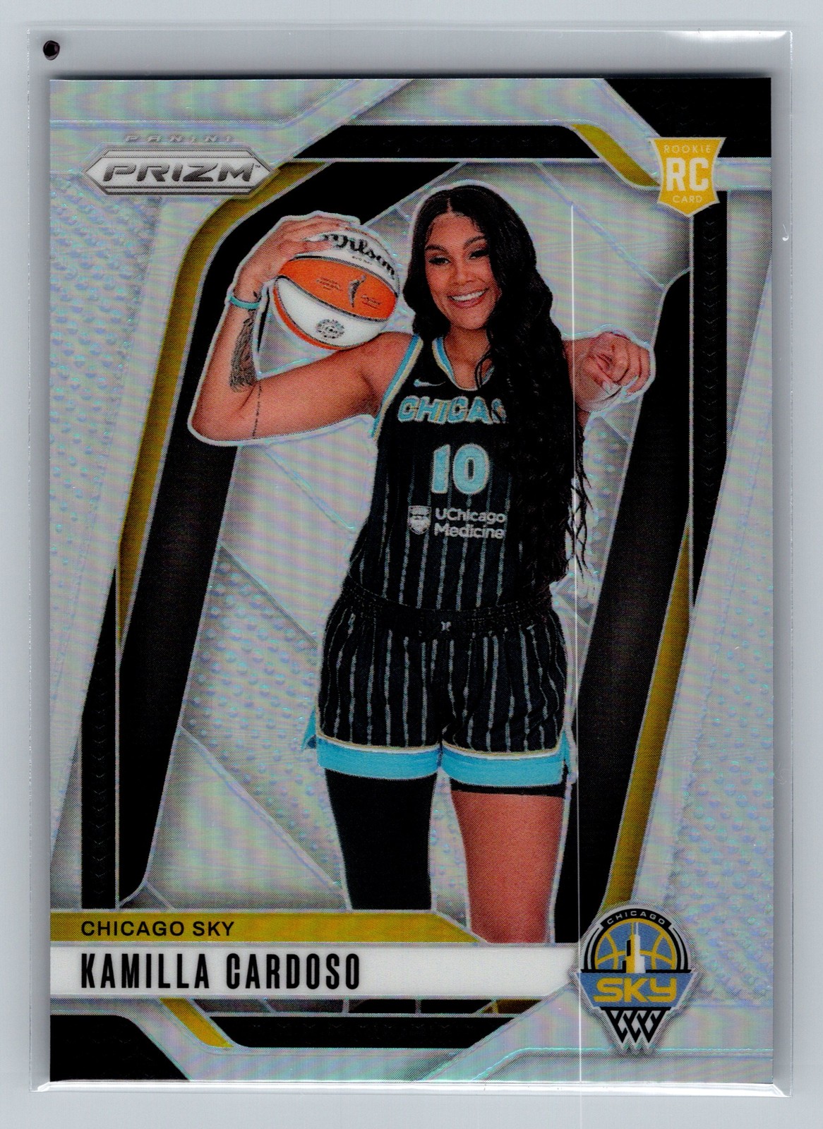2024 Panini Prizm WNBA Kamilla Cardoso #149 Silver Prizms Chicago Sky